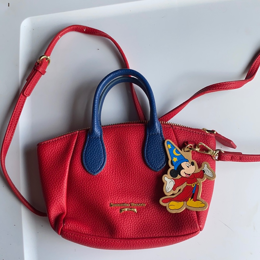 Red Leather Disney Bag